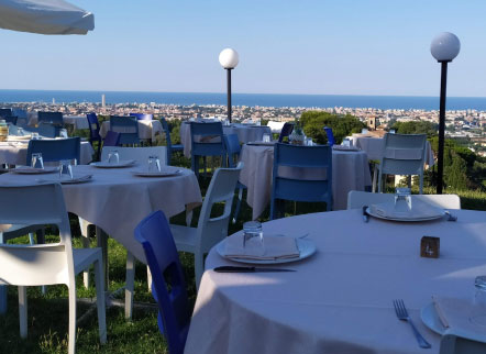 osteria ristorante la chiacchiera Rimini, ristorante di carne e pesce,ristorante panoramico,osteria bel vedere collina