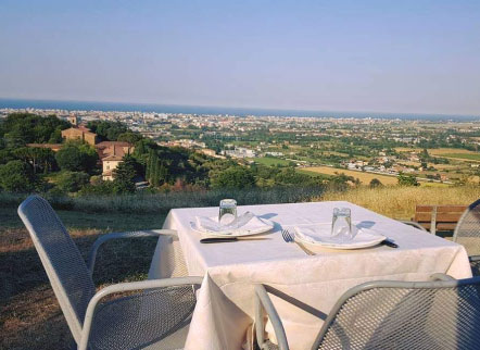 osteria ristorante la chiacchiera Rimini, ristorante di carne e pesce,ristorante panoramico,osteria bel vedere collina